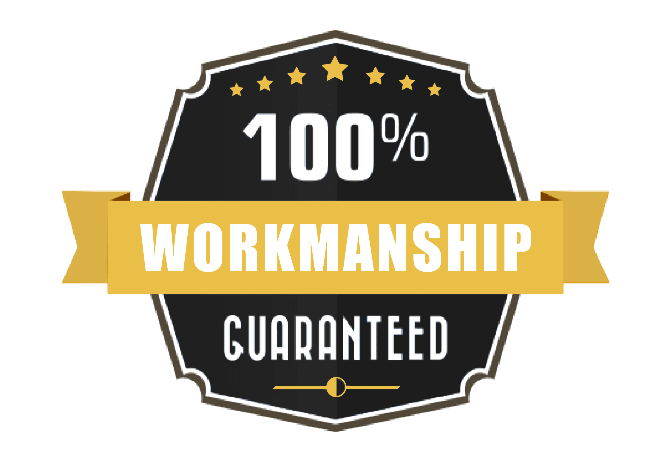 100% Workmanship Badge